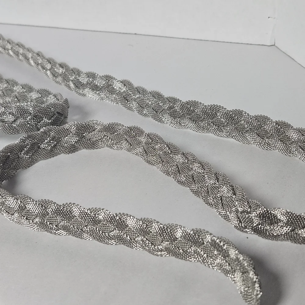 Braided Metal Mesh Belt